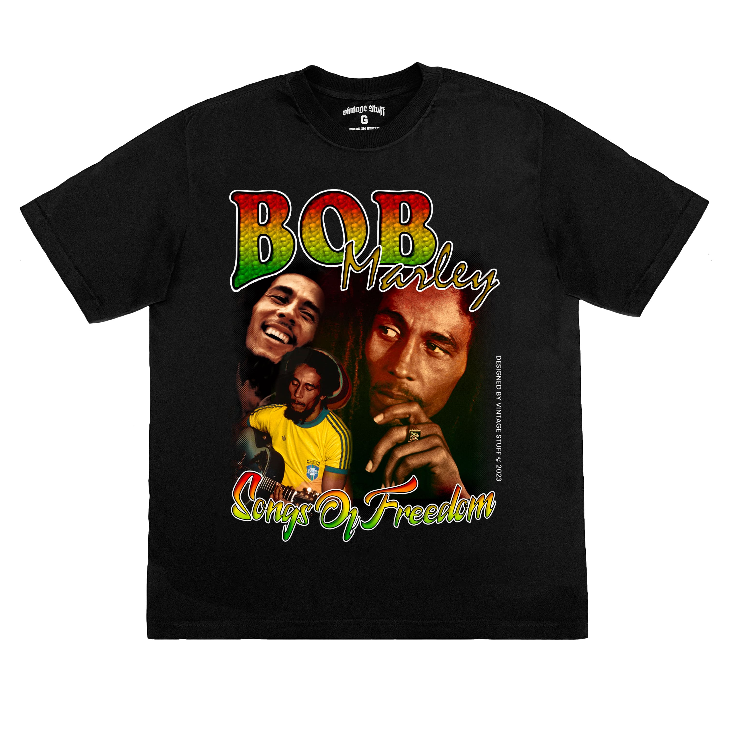 Camiseta Bob Marley Vintage Stuff