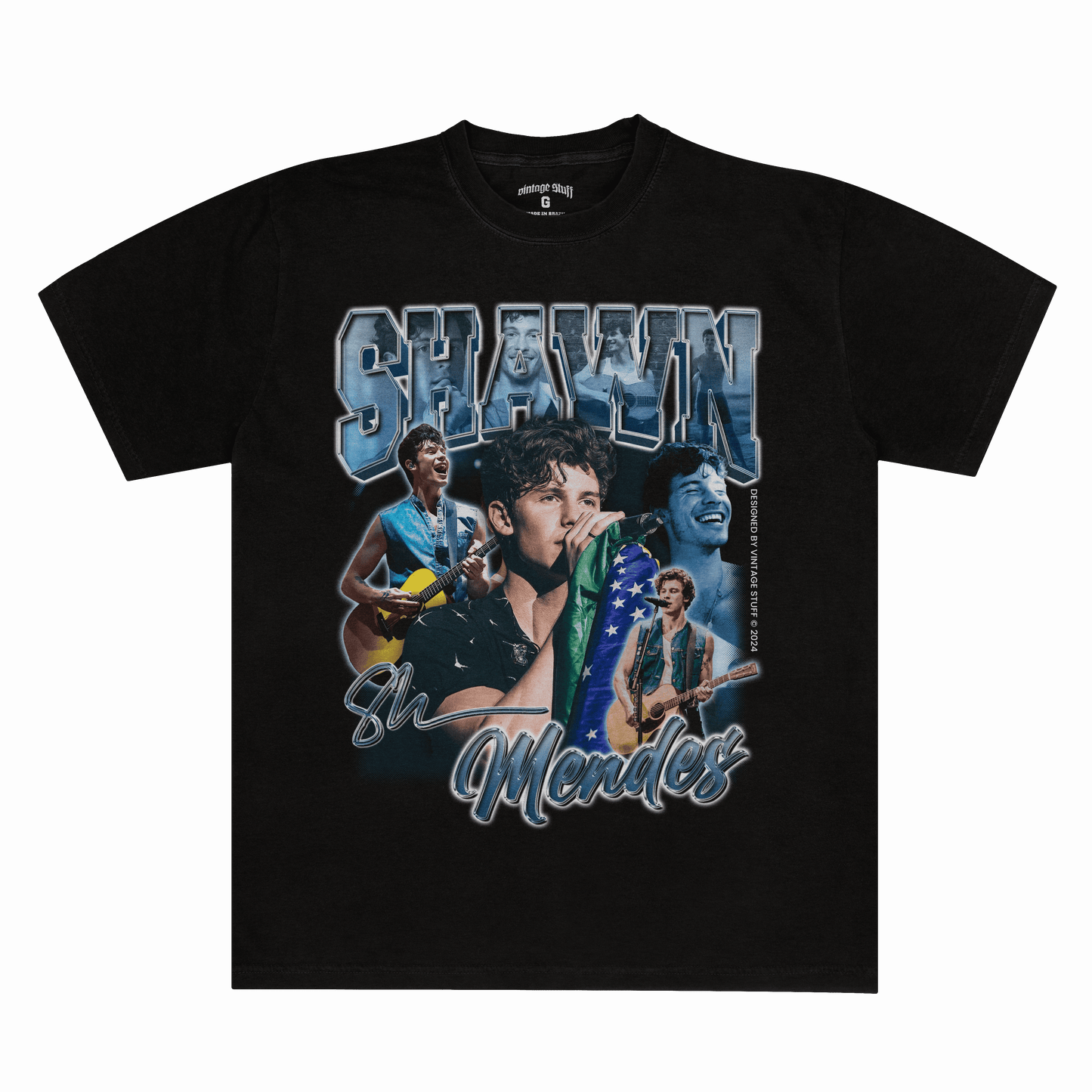 Camiseta Regular Shawn Mendes Bootleg