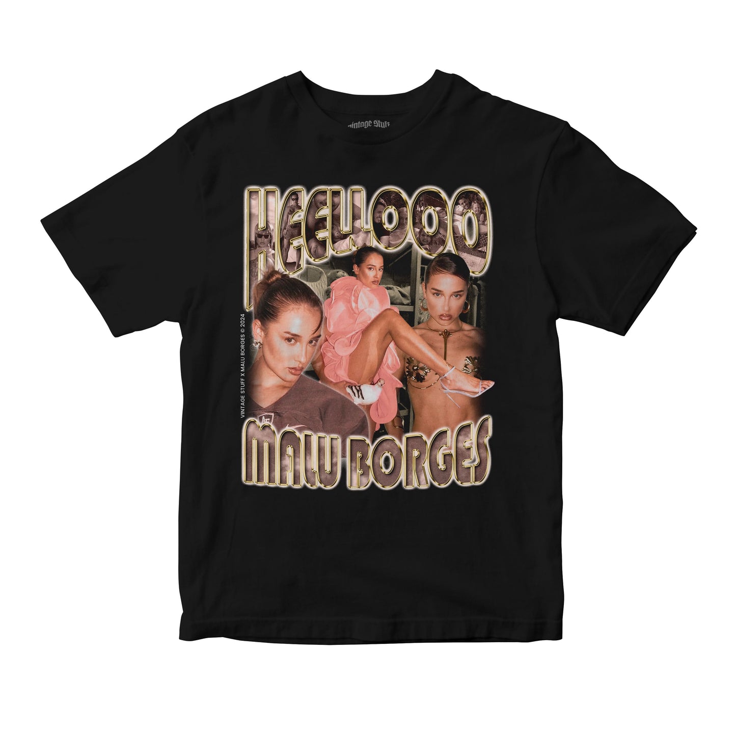 Camiseta Infantil Malu Borges "Heellooo"