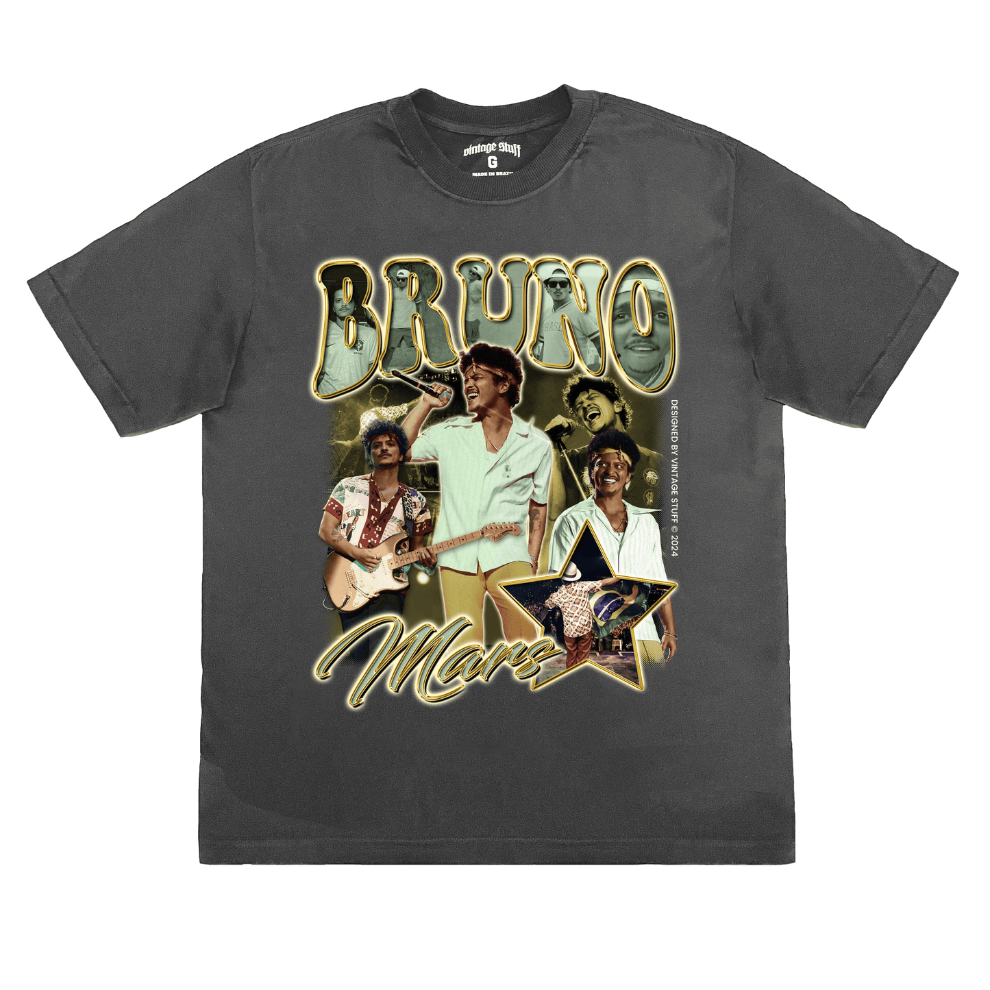 Camiseta Bruno Mars "Bruninho" - PRONTA ENTREGA