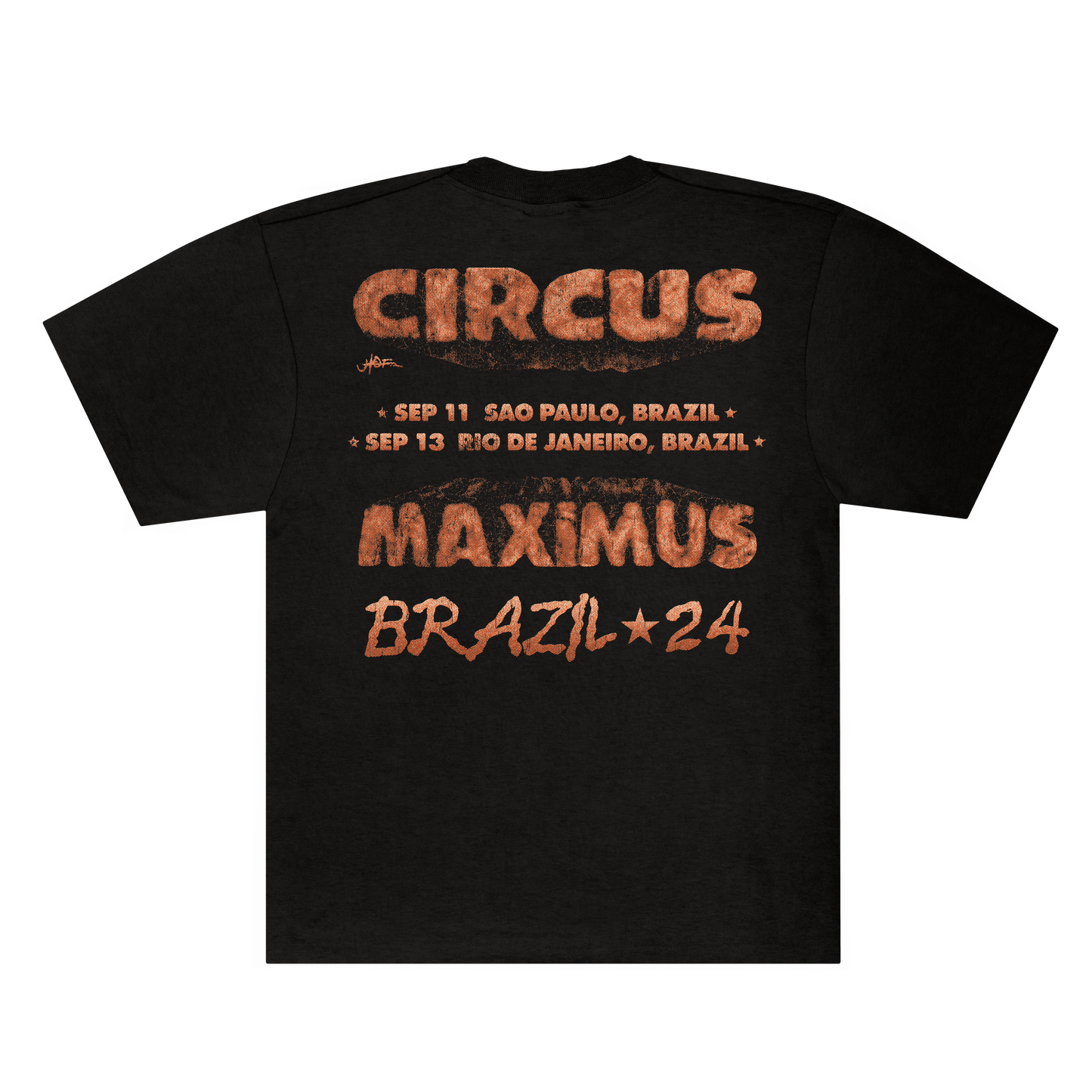 Camiseta Travis Scott "Circus Maximus Brazil"