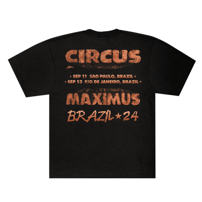 Camiseta Travis Scott "Circus Maximus Brazil"