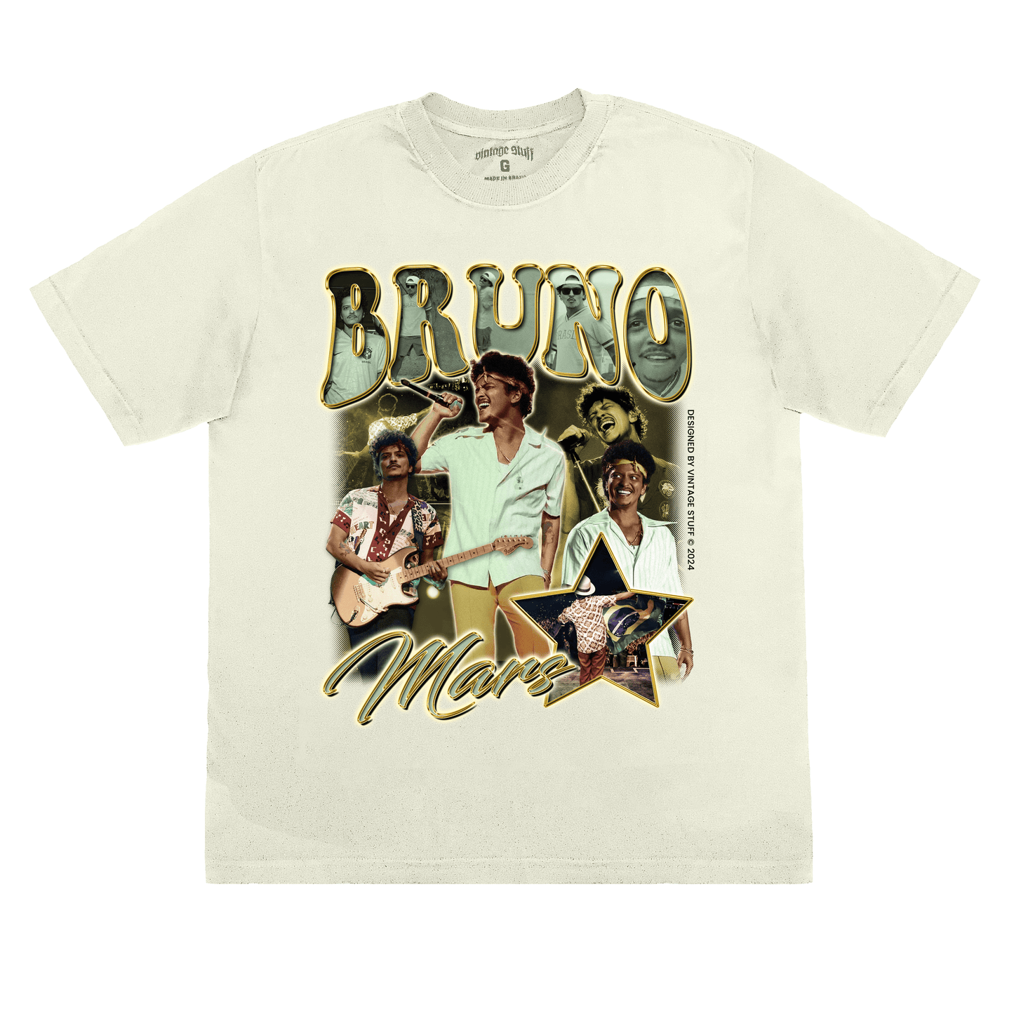 Camiseta Bruno Mars "Bruninho" - PRONTA ENTREGA