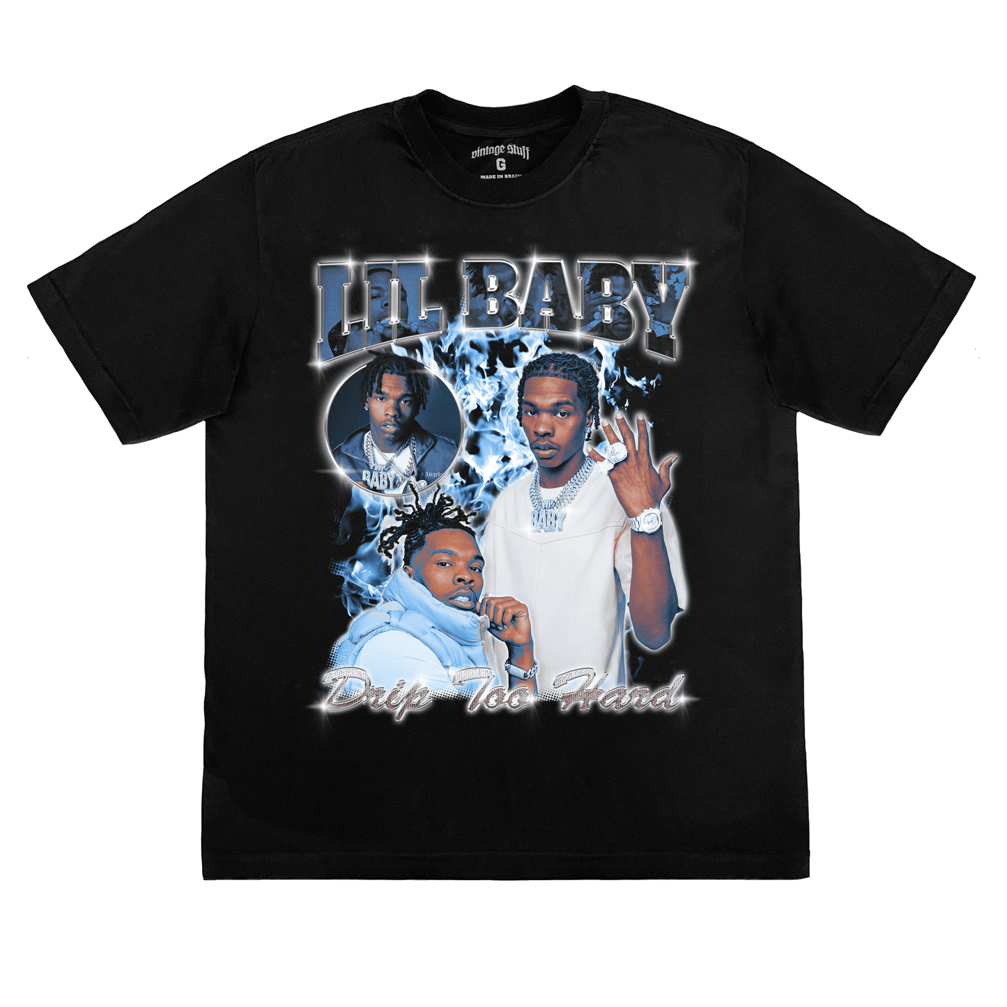 Camiseta Lil Baby "Drip Too Hard"