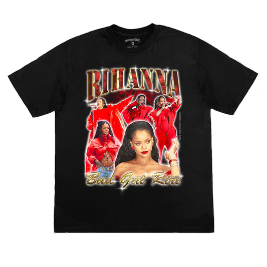 Camiseta Oversized Rihanna "Bad Gal Riri"